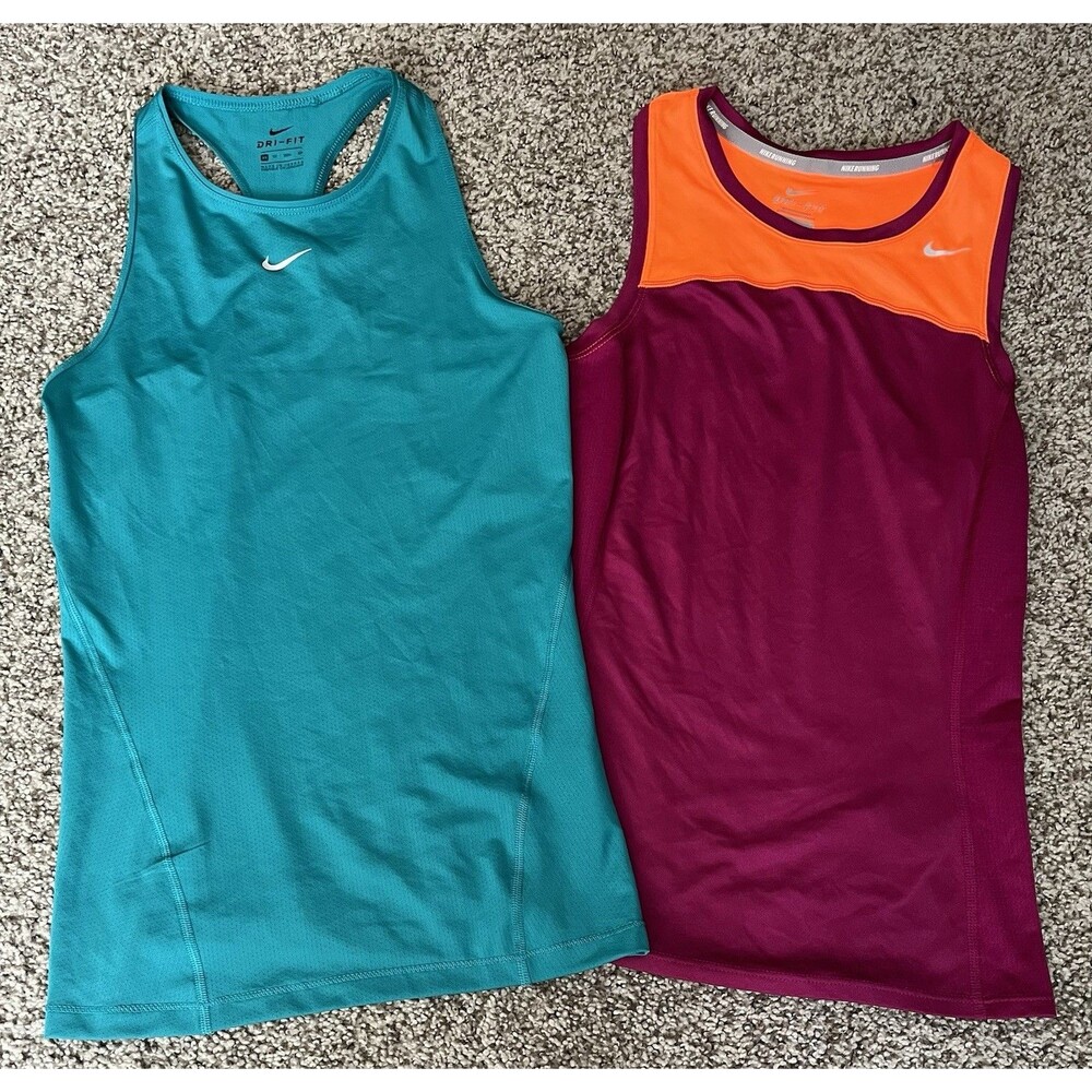 Women's Nike Dri-fit Athletic Tank Tops, Set Of 2, Size XS